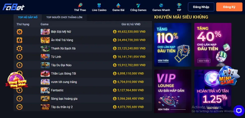 Các phương thức nạp tiền an toàn tại big777 web